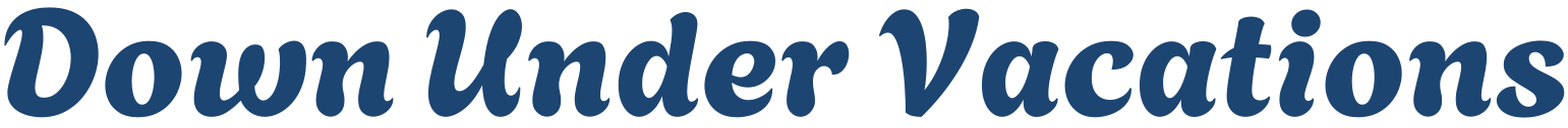 Down Under Vacations travel agency logo