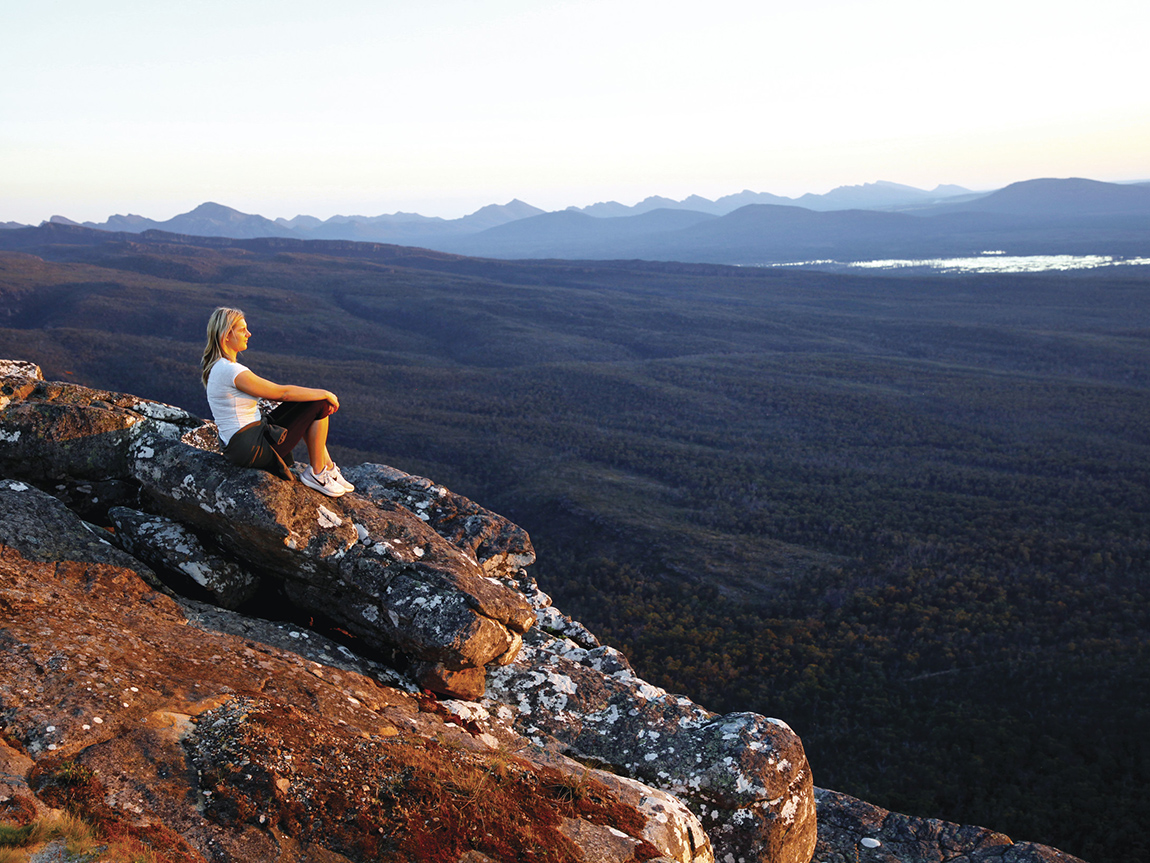 View from The Grampian Mountains